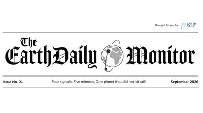 The EarthDaily Monitor Sept 2026: El Niño, Wildfire Intelligence, Maritime Visibility and GeoAI