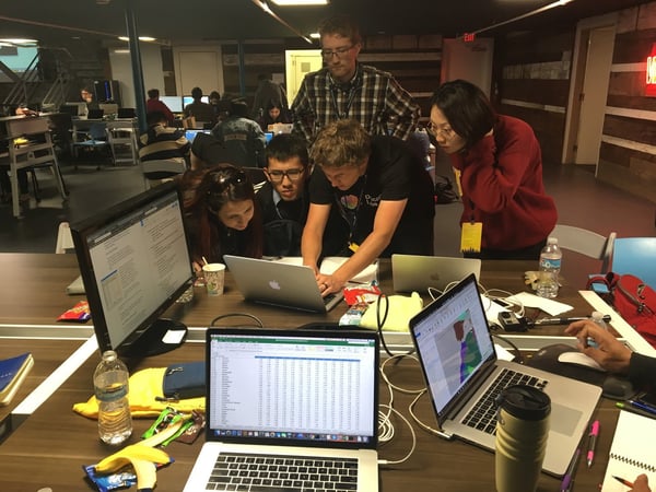 Pizza, Python, and the platform API powered us into the evening