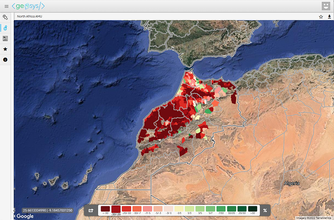 Wheat in morrocco
