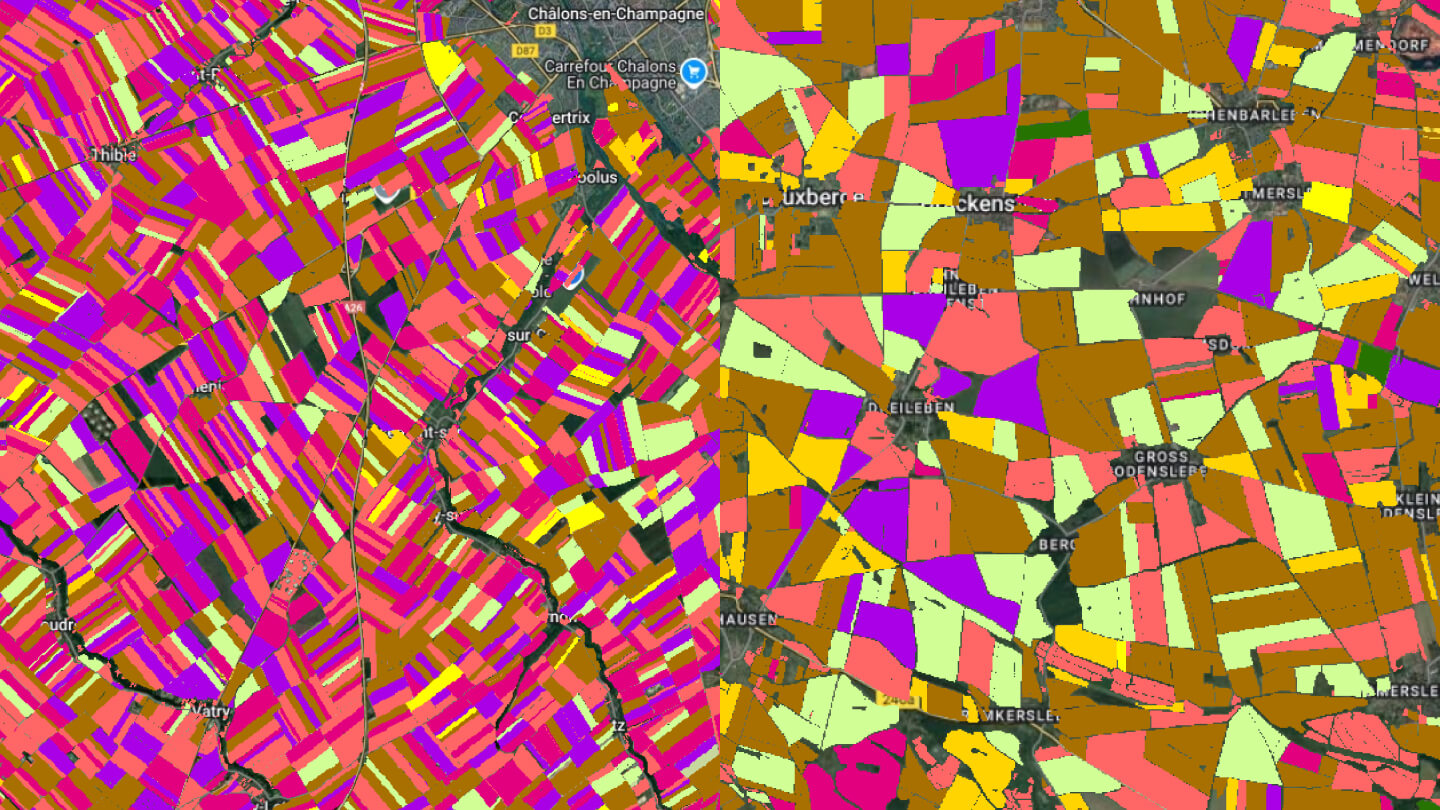 Multi-Crop Classification for Complex Rotations