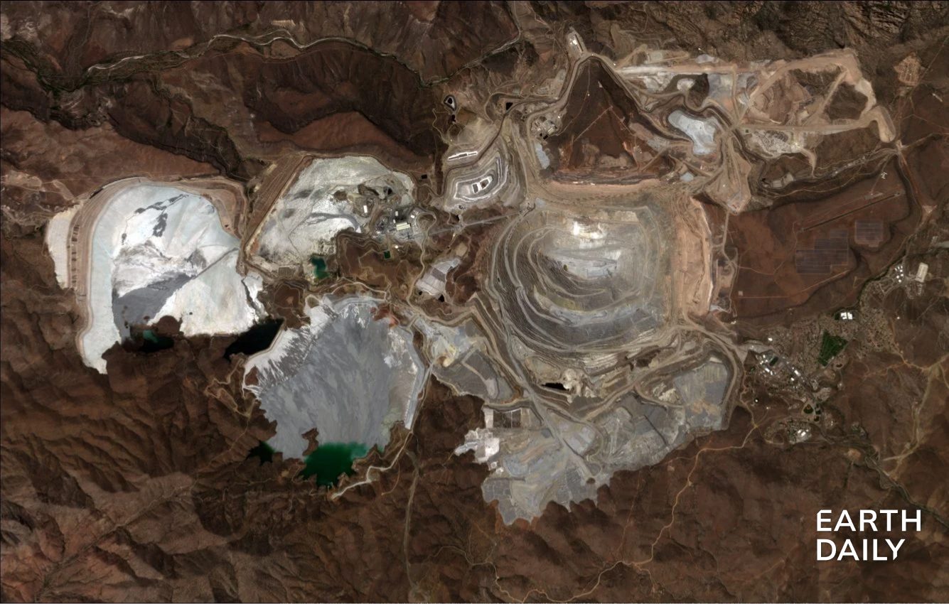 Bagdad, Arizona: open-pit copper mine
