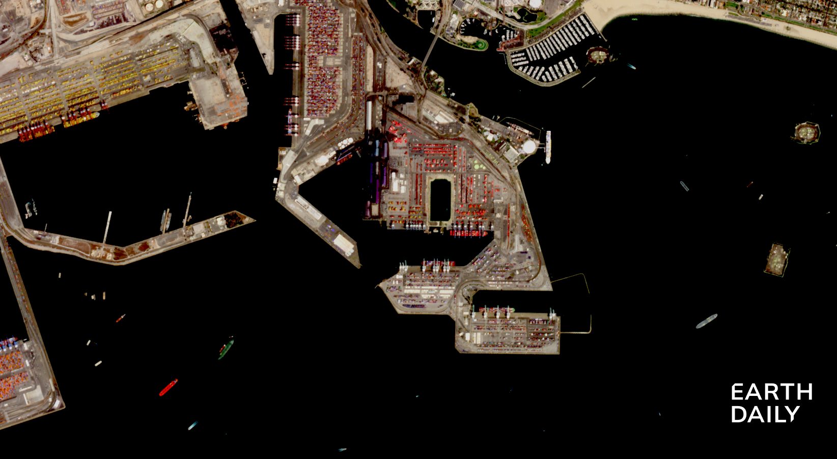 Port of Los Angeles, California: container terminals