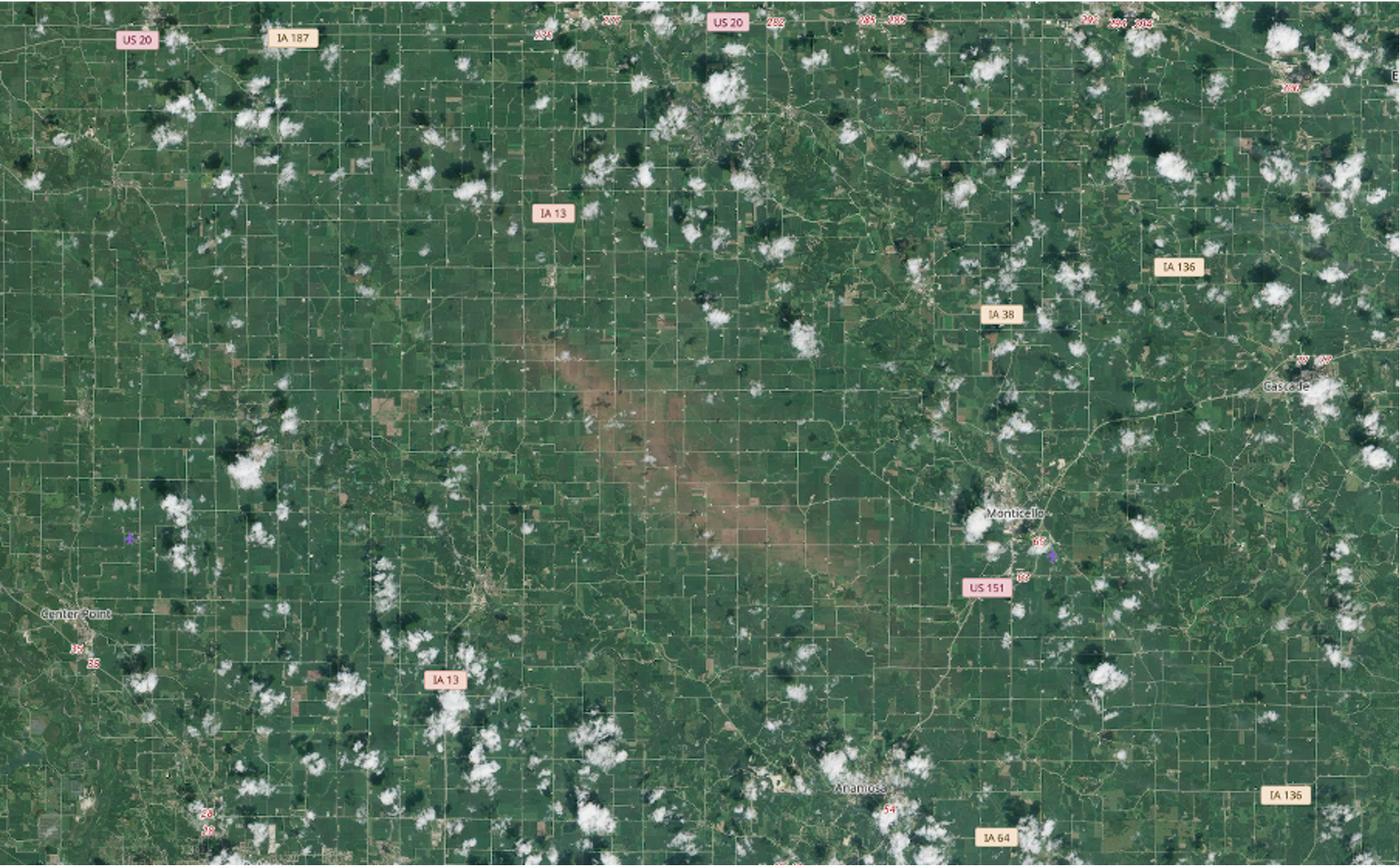 broad brown swath
