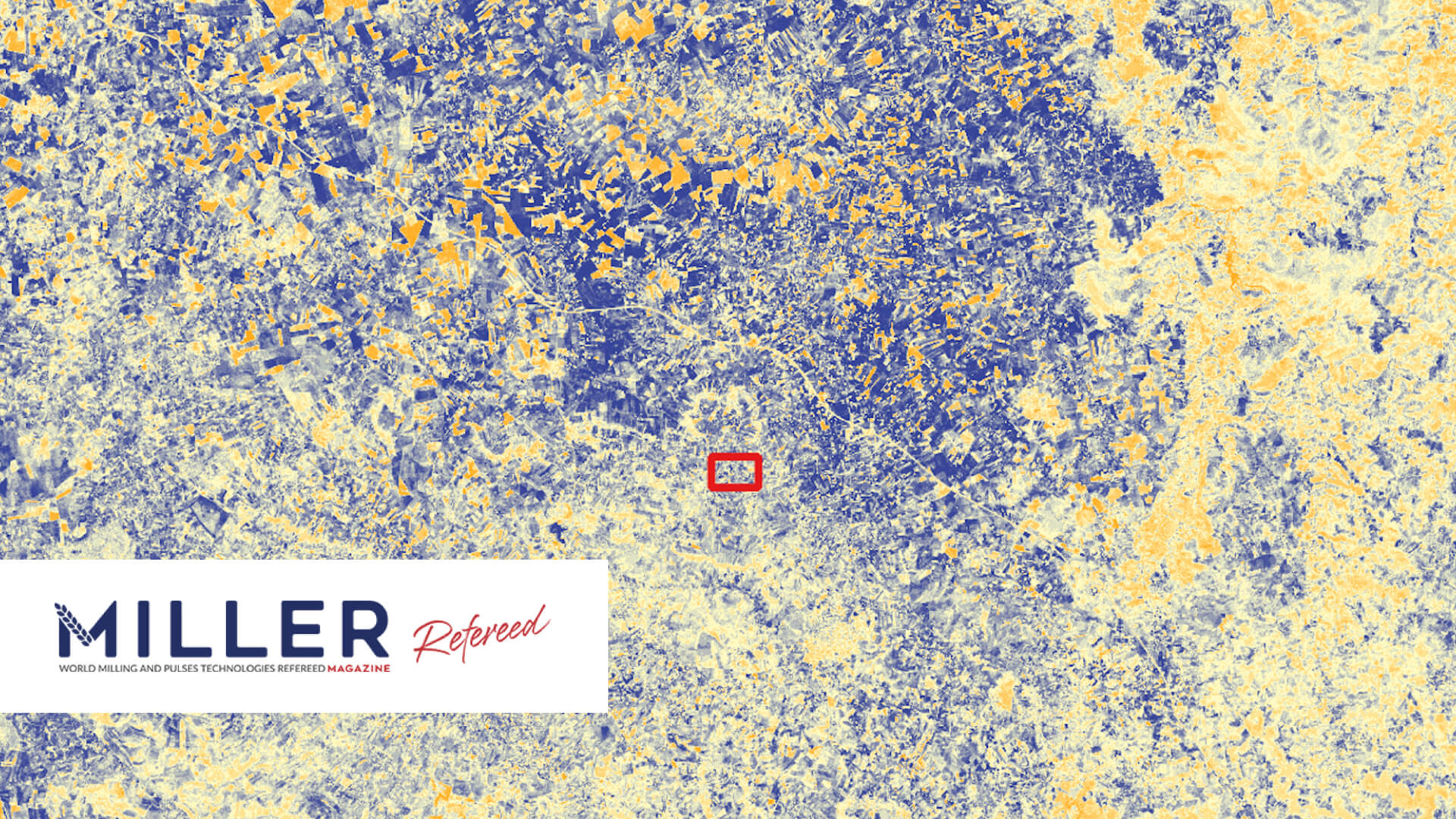 Satellite imagery with field level analytics applied.