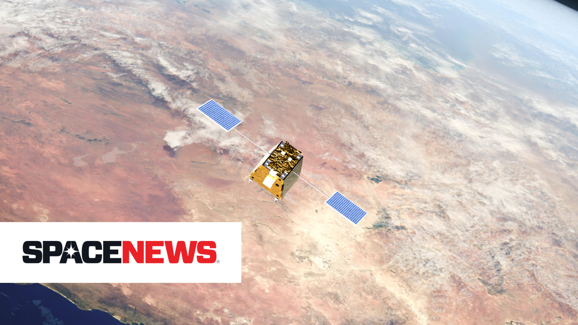 3D Rendering of EarthDaily's first Satellite delivering Daily Revisit Satellite Data