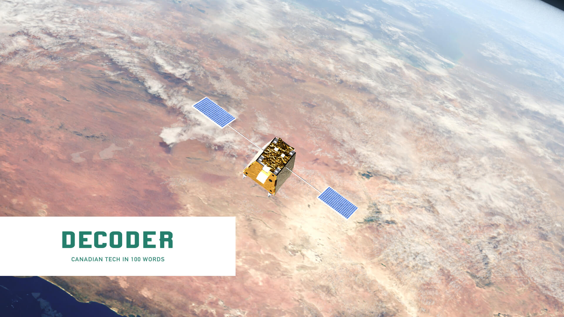 3D Rendering or EarthDailys first satellite 