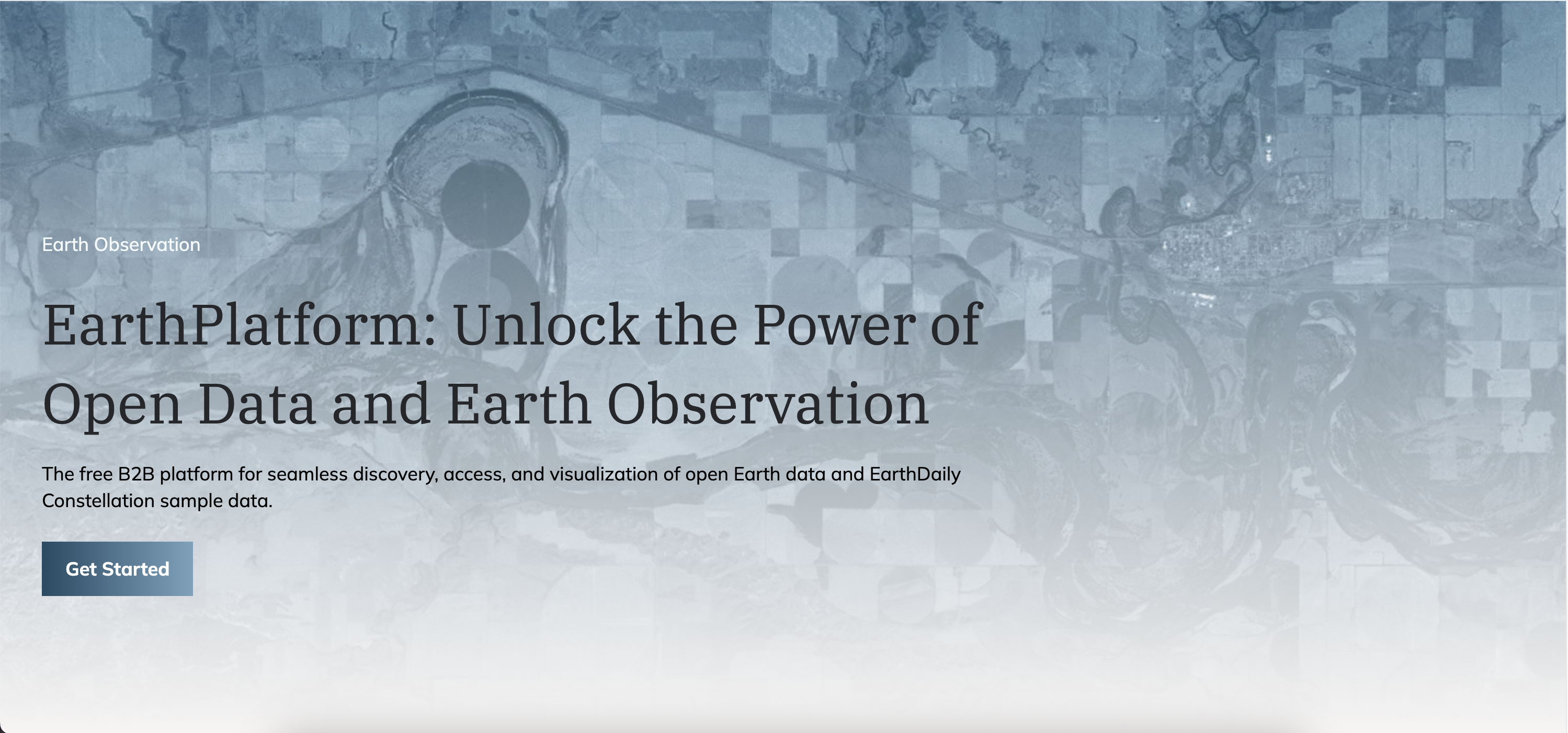 EarthPlatform: Search, visualize, and integrate open Earth data