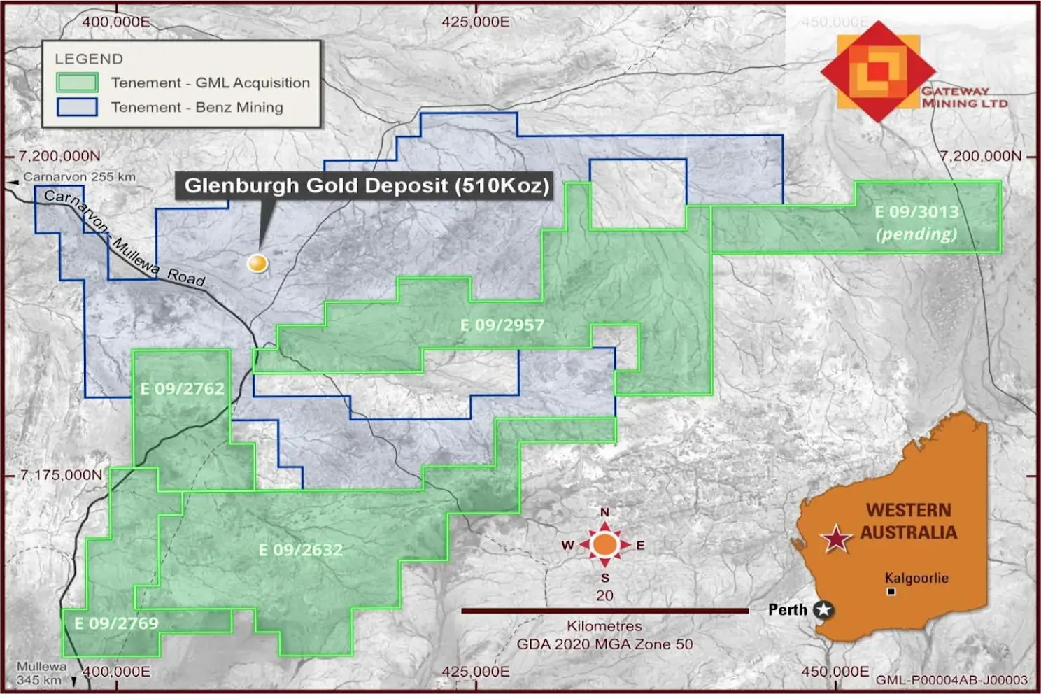 Gateway maps 15km corridor next to proven WA gold deposit